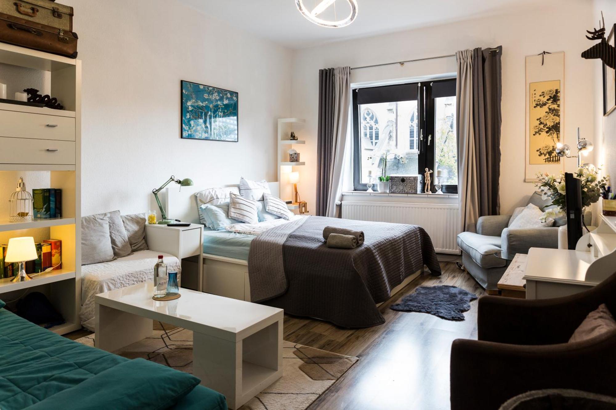 Beautiful 1-Room apartment, near Rhine Düsseldorf Exterior foto